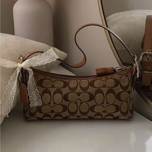 Y2K Vintage Coach Shoulder Bag • Timeless
Monogram • 2000s Classic